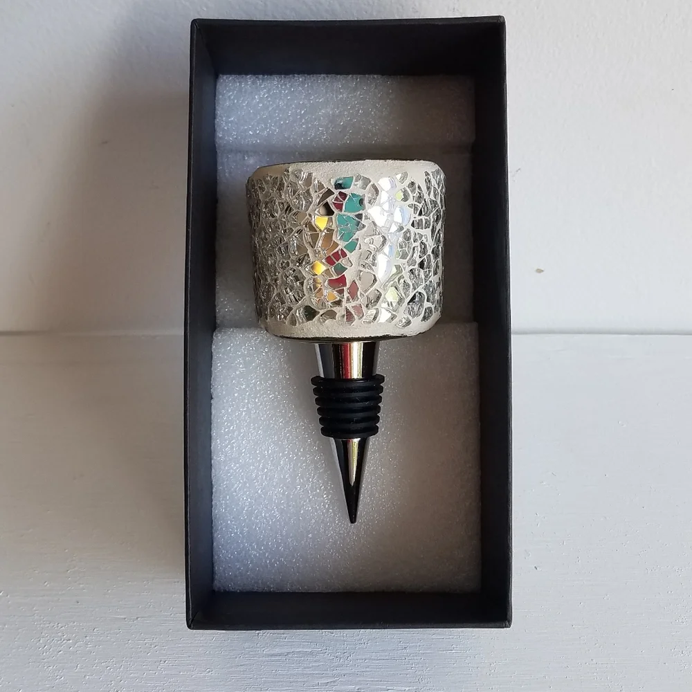 Mosaic Candle Bottle StopTopper